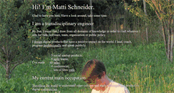 Desktop Screenshot of mattischneider.fr